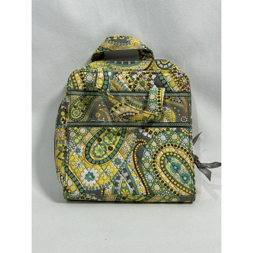 VERA BRADLEY TECH ORGANIZER CASE LEMON PARFAIT 8 1/2 X 9 1/2